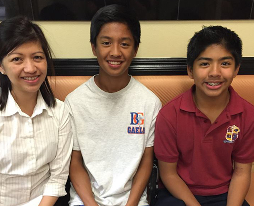 Three Children at Braces Las Vegas Waiting For Their Appointment